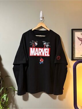 Disney Marvel Spider-Man Venom Carnage Long Sleeve Shirt